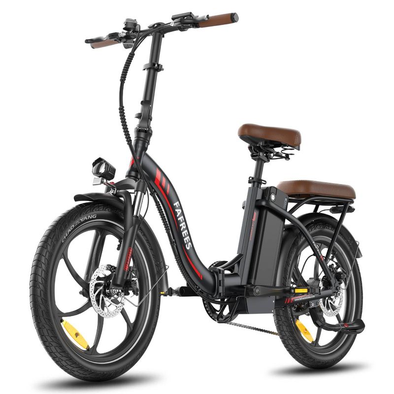 Fafrees F20+ Pro Folding Electric Bike, 250W Motor, 36V 22.5Ah Battery, 20*3.0 Inch Tires_voghion.com
