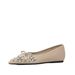 Cameido Women's Casual Shoes - Beige Pointed Toe With 1CM Drop Glue Sole_voghion.com