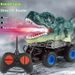 Wireless RC Dinosaur Truck – Stunt Spray Car With LED Lights, Rechargeable Battery, Off-Road Monster Toy For Boys & Girls (2.4GHz Remote Control)_voghion.com