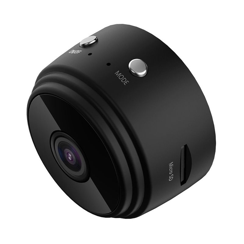 A9 1080P WiFi Wireless Network Camera Grandangolare Registratore (Nero)_voghion.com