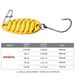 Long Casting Flat Vibration VIB Spoon Shape Lure Metal Bait Blood Groove Hook White Striped Bass Horse Mouth Sequin_voghion.com