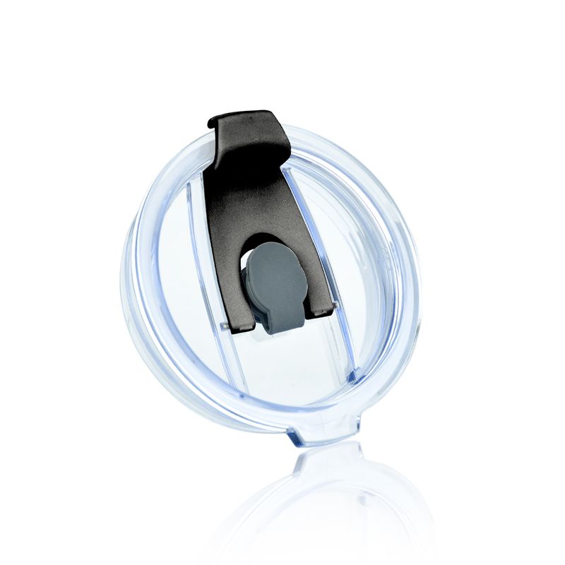 Coperchio per bicchiere da 40 oz - Anti-perdita, con cannuccia sigillata, coperchio in plastica per bicchieri da 40 oz, universale (nero/beige)_voghion.com