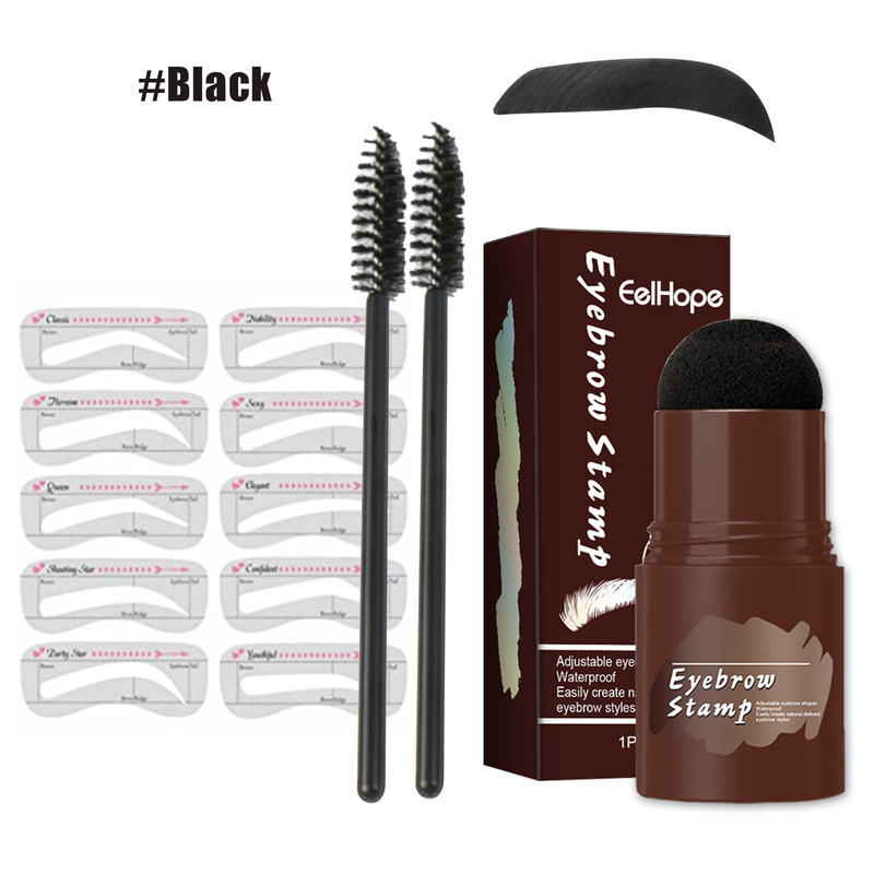 Eyebrow print set  quick application of eyebrow makeup, lazy person's hairline powder repair, natural waterproof, and_voghion.com