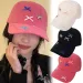 Korean Niche Designer Bow Embroidered Baseball Caps Unisex  Spring and Summer Travel Sunscreen Casual Women's_voghion.com