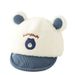 Cappello invernale per bambini stile 0-12 mesi, berretto a forma di orso con becco d'anatra, caldo parasole, cappello a tesa morbida all'ingrosso_voghion.com