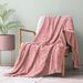 Blanket Soft Cozy Throw Blanket Lightweight Plush Comfort Textured Flannel Blanket Warm Plush Blanket Sofa Bed_voghion.com
