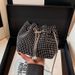 Nuova mini borsa a secchiello con diamanti, alta moda, da donna, con tracolla a catena Niche Ins_voghion.com