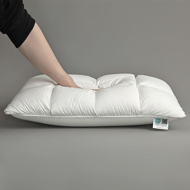 Down Pillow Multi Layer Detachable Down With Memory Foam_voghion.com