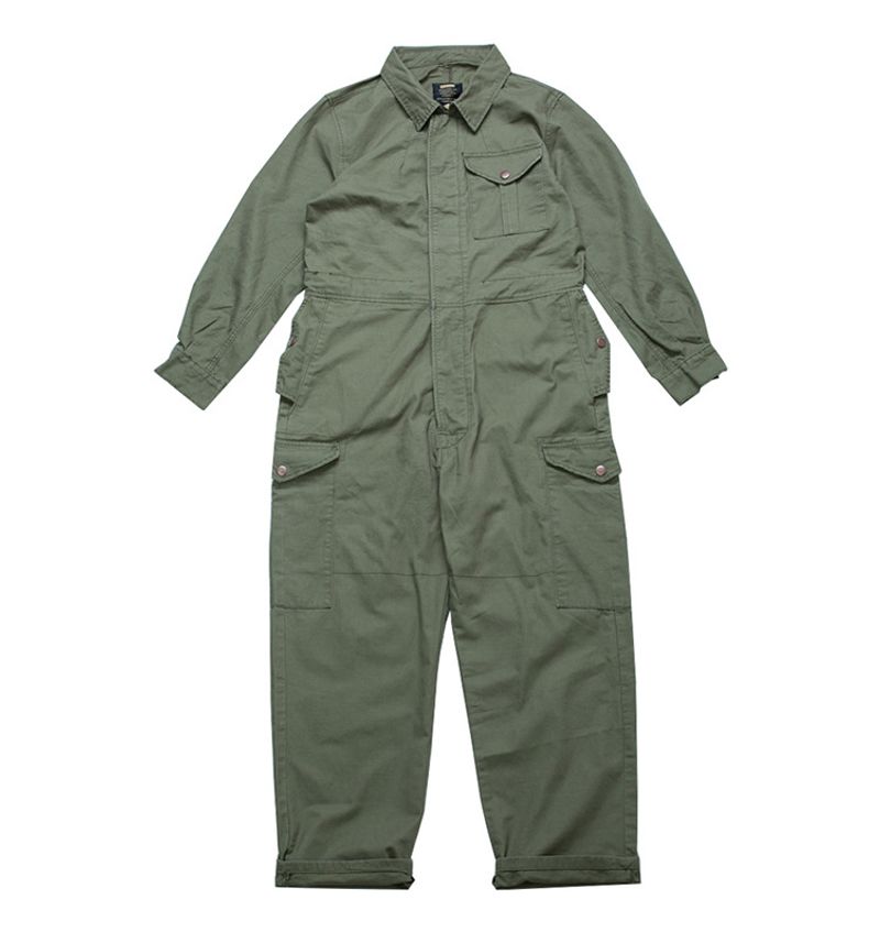 Multi-pocket Cargo Men's Romper Loose Work Suit_voghion.com