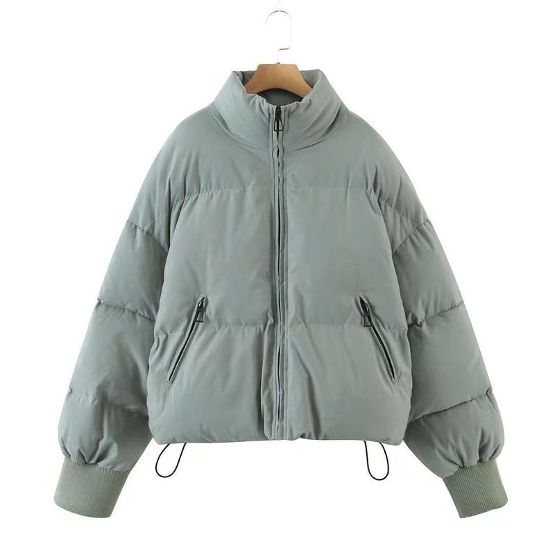 Giacca da donna con colletto alla coreana, versatile, casual e urbana_voghion.com