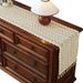 Mantel de encaje para mesa de centro, estilo rústico americano, con tiras largas huecas, de alta gama_voghion.com