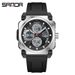 Men's Digital Analog Sports Watch With Multi-Function, Waterproof, LED Backlight, Dual Time, Stopwatch, Alarm, And Date Display Waterproof Watch_voghion.com