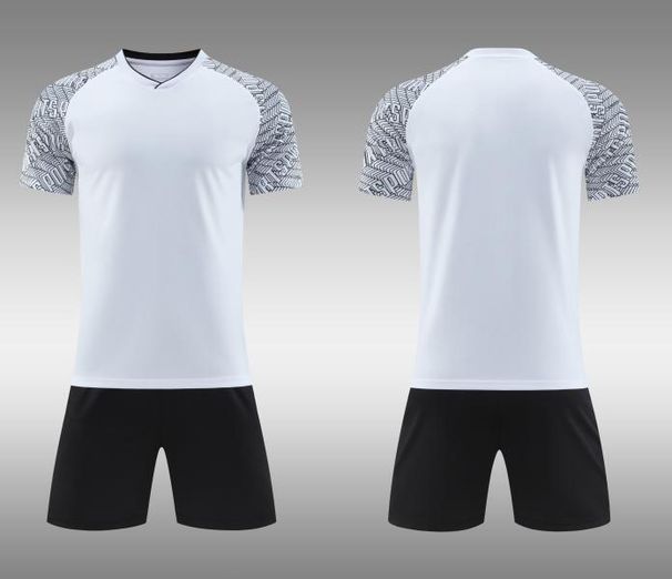 2425 Conjunto de traje de fútbol para adultos y niños, camiseta de fútbol deportiva, ropa de entrenamiento_voghion.com