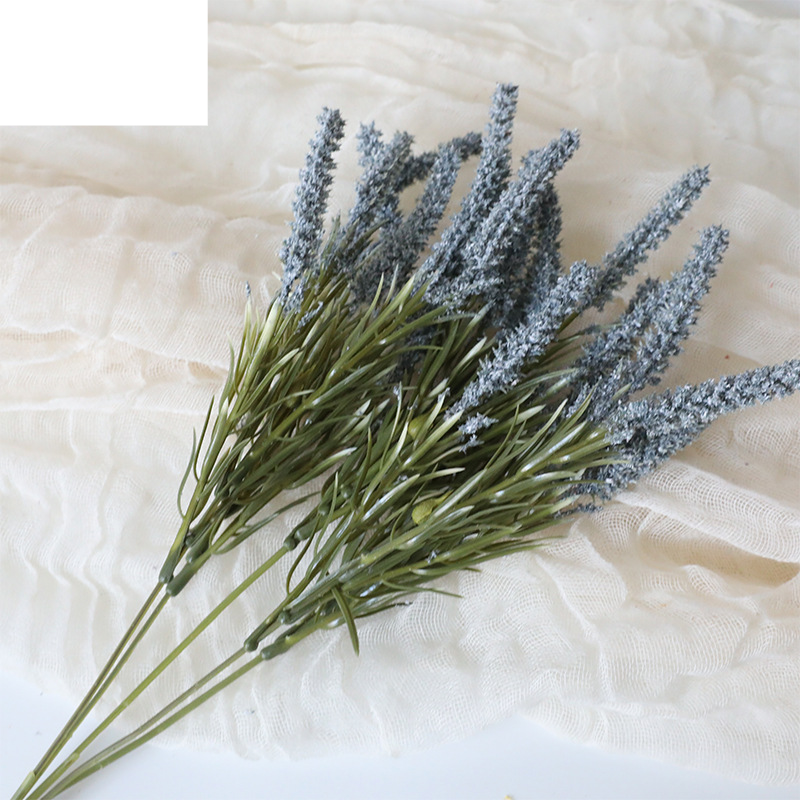 Fake flowers crafts malt grass artificial flowers green plants  wedding decoration INS style MW66782_voghion.com