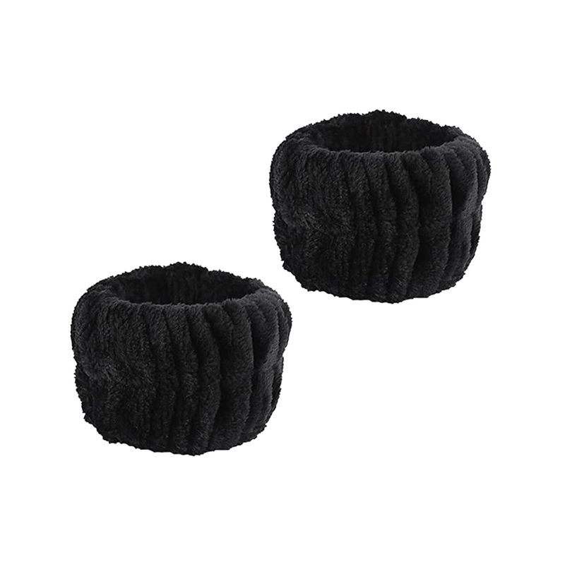Muñequera elástica con extremo de mariposa, banda para el pelo, lavado de cara, impermeable, diadema, tocado_voghion.com
