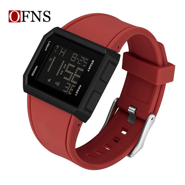 Multifunctional Digital Sports Watch With LED Backlight, Waterproof, Alarm, Stopwatch, Day & Date Display - Lightweight & Durable For Men And Women_voghion.com