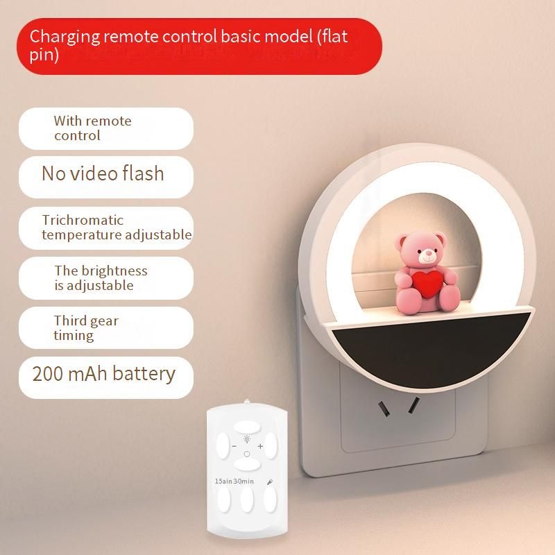 Intelligent Human Body Induction Led Night Light Porch Bedroom Home New Light Control Induction Sleep Bedside Table Lamp Ins_voghion.com