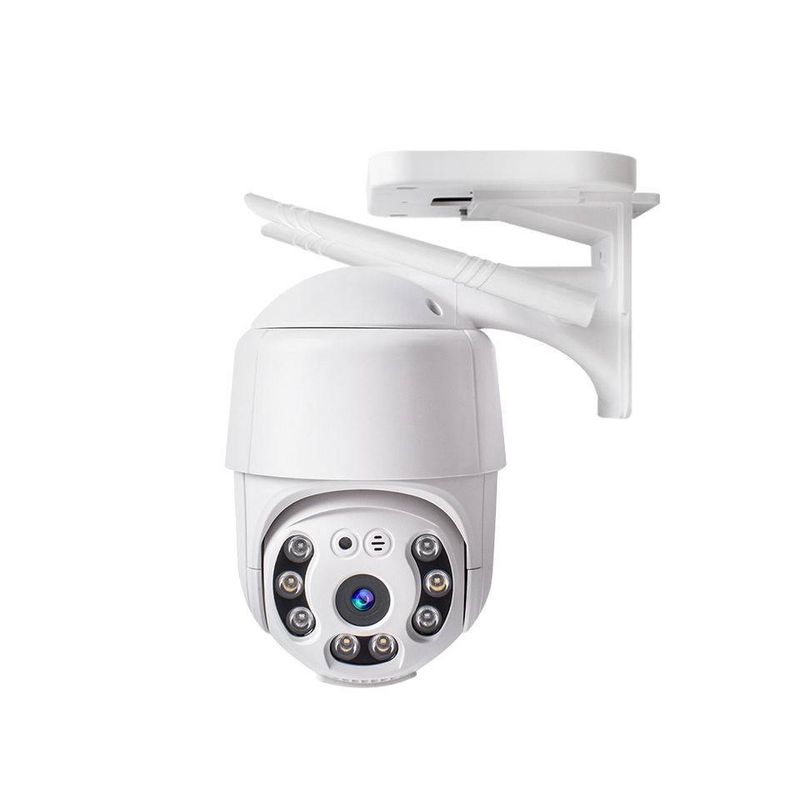 A6 Outdoor-Sicherheitskamera – Kabellose WLAN-Überwachungskamera mit 8 LEDs und HD-Nachtsicht_voghion.com