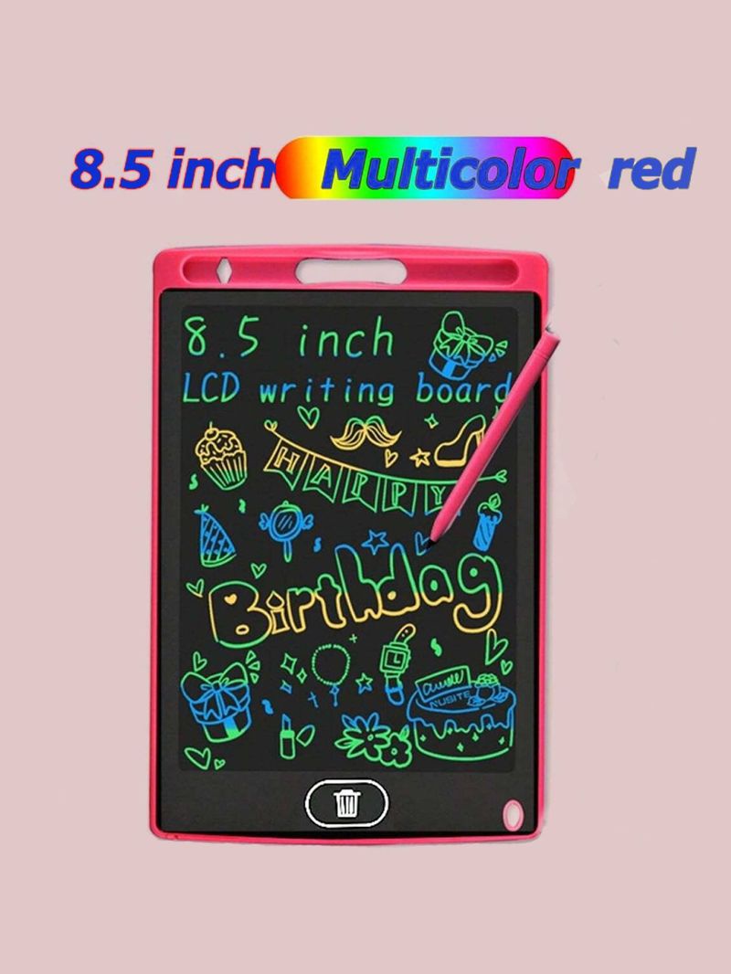1PC 8.5 Inch LCD Writing Tablet Drawing Board Kids Graffiti Sketchpad Toys Handwriting Blackboard Magic Drawing Board Toy Gift Multicolor Screen_voghion.com