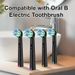 4 Stück Kompatibel mit Oral B Elektrischen Zahnbürsten-Ersatzbürstenköpfen, Professionelle Zahnbürstenkopf-Nachfüllpackungen für 1000 1500 2000 3000 5000 6000 7500_voghion.com