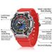 Unisex Octagonal Transparent Digital Analog Watch With Multifunction – 50M Waterproof, Luminous, World Time & 5 Alarms_voghion.com