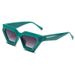 Xinbei New Cat Eye Y2K Future Style Polygonal Fashion Glasses Trendy Sunglasses For Men And Women_voghion.com
