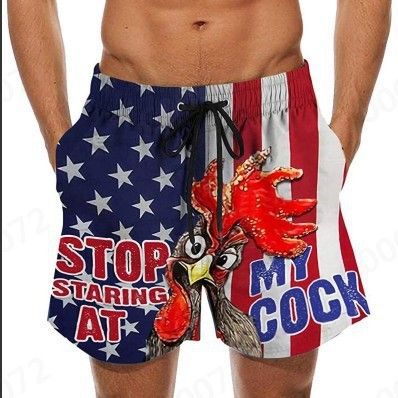 Premium Products 2025 Men's Beach Pants Fun 3D Digital Printing Creative Funny Banana Pattern Shorts_voghion.com