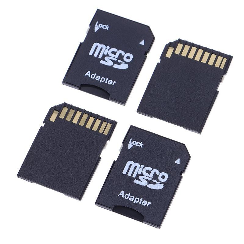 4pcs Micro TransFlash TF To SD SDHC Card Adapter Converter Phones Tablet Memory Stick For Computer Internal Storages_voghion.com