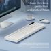 Wireless Bluetooth Keyboard Rechargeable Ultra-Thin Wired Silent Gaming Office Suitable For Girls' Laptops And Tablets_voghion.com