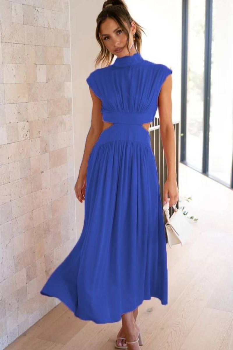 Holiday Style Long Skirt Temperament Ball Dress Fashion Long Skirt_voghion.com