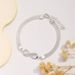 Hot-Selling Personality Exaggerated Inlaid Diamond Lucky 8 Infinite Bracelet Fashion Alloy Bright Silver Anklet_voghion.com