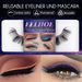 EELHOE Kleberfreie Nerzhaar-selbstklebende falsche 3D-Wimpern, Lidschatten-Eyeliner-Aufkleber_voghion.com