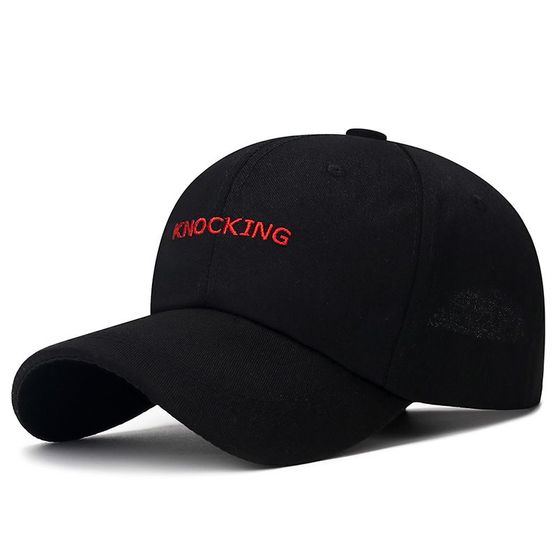 Hoed dames lente en zomer ins trendy letter baseball cap Koreaanse versie toont klein gezicht herfst effen kleur all-match zonnescherm eendenbek pet heren_voghion.com