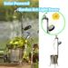 Solarbetriebene Gartenleuchte LED Wasserhahnleuchte Metall Gartenstecker Leuchte Blumentopf Lampen Garten Rasenlampe Außendekoration_voghion.com