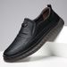 Men's Leather 2025 Spring New Soft Breathable Casual Cowhide Sole Non-Slip Driving Shoes For Middle-Aged Dads_voghion.com