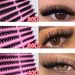 Wimpern-Set, zehn Reihen segmentierter, dichter, selbstverpflanzender, lässiger Einzel-Cluster-DIY-Wimpern-Set_voghion.com