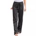 New casual simple comfortable elastic waist cotton and linen women's trousers in stock_voghion.com