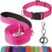 Bell - Set di tre pezzi con guinzaglio riflettente per cani e gatti, multicolore, collare opzionale_voghion.com