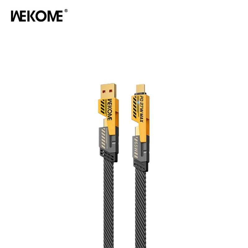 WEKOME WDC-25 Multifunctional 4-in-1 Convertible Charging Data Cable With A Data Transmission Speed Of 480Mbps, Maximum 65W,_voghion.com