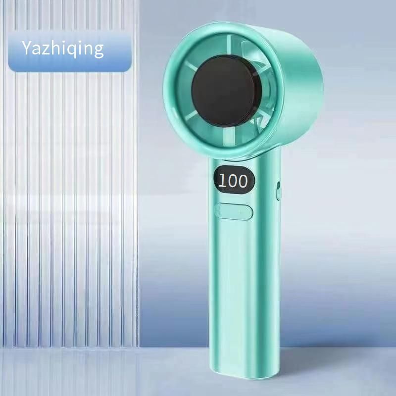 Turbo M11 High-Speed Handheld Fan - 120 Adjustable Speeds, USB-C Rechargeable, Bladeless & Portable For Outdoor/Travel_voghion.com