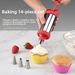 14-Piece Baking Tools Set - Non-Slip Silicone Grip Cake Decorating Kit With Stainless Steel Whisk & Piping Tips (Modern Essentials For Home Bakers)_voghion.com