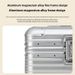 Premium All-Metal Aluminum Carry-On Luggage With TSA Lock - Ultra-Durable & Stylish 12" & 15" Travel Suitcase Lock Suitcase Metal Box For Boarding_voghion.com
