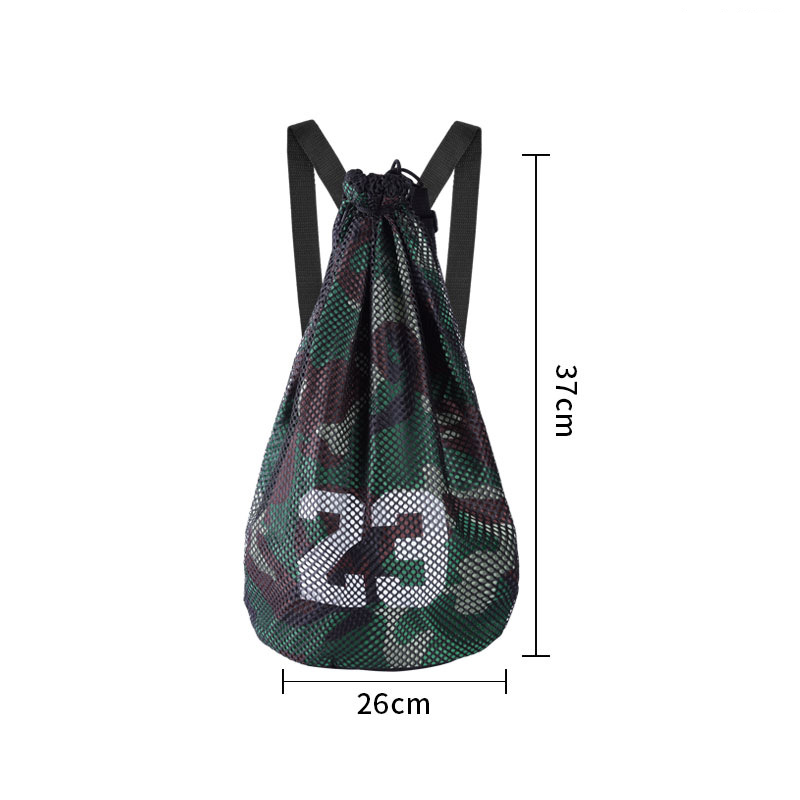 Sportrucksack für Kinder und Jugendliche – Mehrzweck-Turntasche für Basketball, Fußball und Volleyball mit Netztasche und Schuhfach_voghion.com