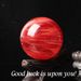 Natural Red Crystal Ball - Brings Good Fortune, Promotes Prosperity, Protects The House, Suitable For Moving, Gift Item For Decoration_voghion.com