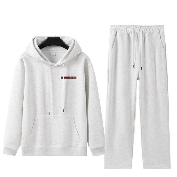 Women's Zip-Up Hooded Sweatshirt & Drawstring Jogger Pants 2-Piece Casual Outfit Set - Streetwear Fashion, Comfort Fit, Trendy Matching Loungewear_voghion.com