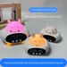 New Rabbit Student Cartoon Multifunctional Atmosphere Night Light Bluetooth Speaker Dual Timer Alarm Clock_voghion.com