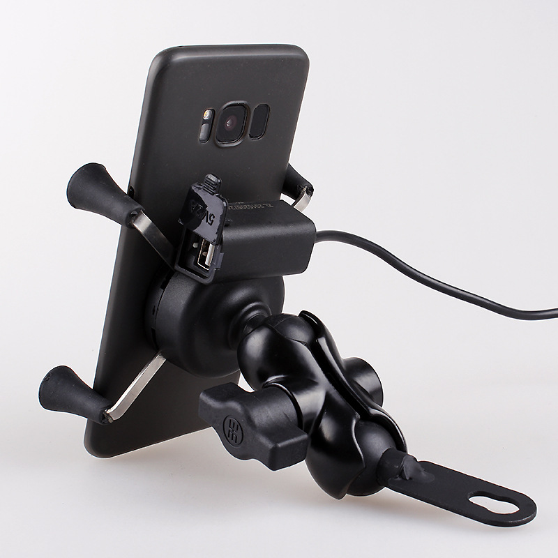 Motorcycle Riding Navigation X-shaped Mobile Phone Electric Vehicle Universal Bracket Outdoor_voghion.com