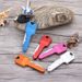 Multifunctional Stainless Steel Keychain Folding Knife - Compact, Sharp & Portable For Outdoor, Camping & Everyday Carry (EDC)_voghion.com