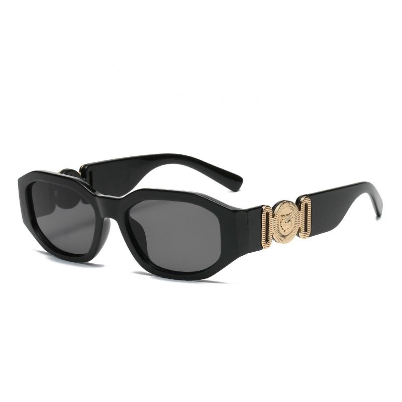 Voothost moda quadrado óculos de sol das mulheres dos homens design da marca retro preto gradiente óculos de sol feminino grande quadro vintage óculos de sol uv400 v0031_voghion.com