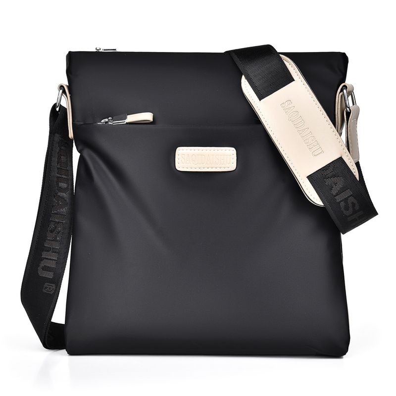 Borse da uomo Saqi Kangaroo Borsa a tracolla da uomo in tessuto Oxford di grande capacità Borsa a tracolla casual da lavoro Zaino piccolo semplice alla moda_voghion.com